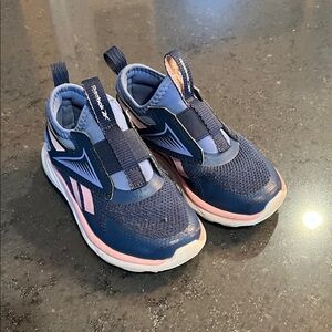 Reebok Kids Blue Purple Pink Slip-on Sneakers